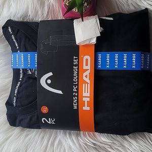 Head Black 2 Piece Lounge Set